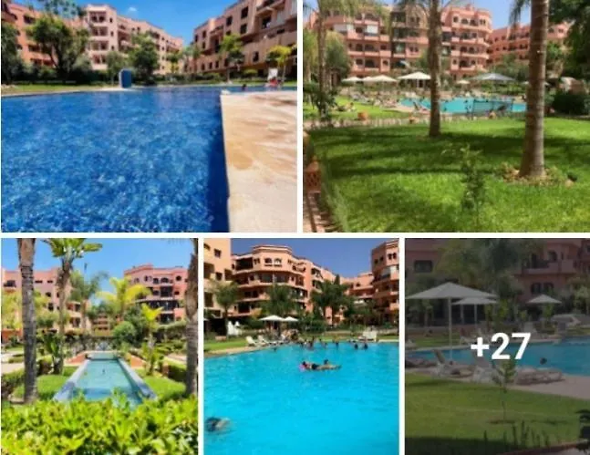 Daire Propriete De Vacances Premium Village 2 Chambres Avec Piscines Marakeş
